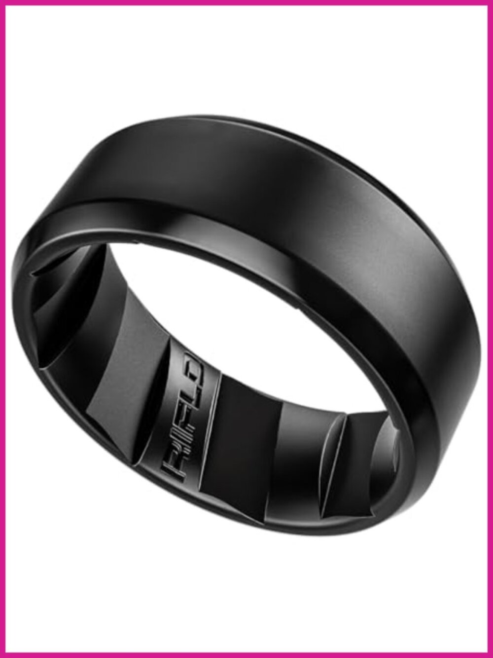 Men's Tactical Silicone Wedding Ring 9mm Breathable Performance Band
